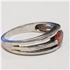 Image 2 : SILVER CUBIC ZIRCONIA RING (~SIZE 7)(WEIGHT 3.23G)