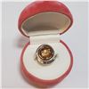 Image 6 : SILVER GENUINE GEMSTONE RING (~SIZE 8)