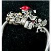Image 2 : SILVER 23.18G 7.5" PANDORA STYLE BRACELET