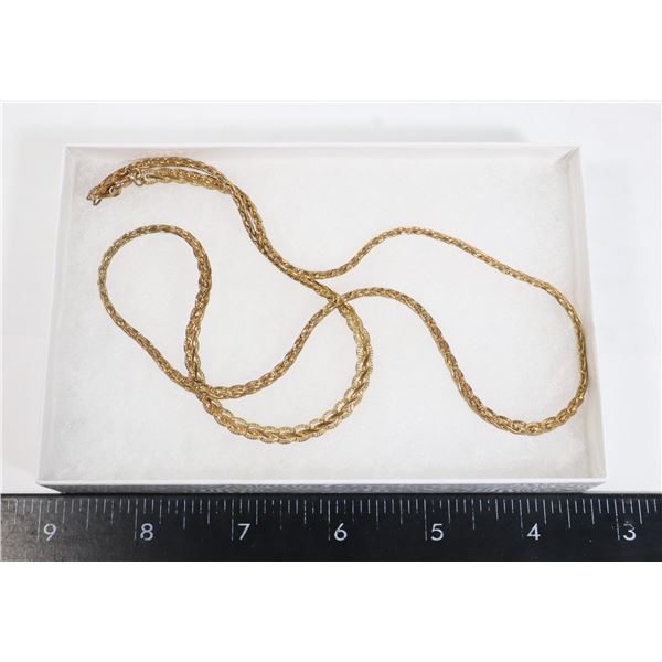 ESTATE GOLD TONE NECKLACE