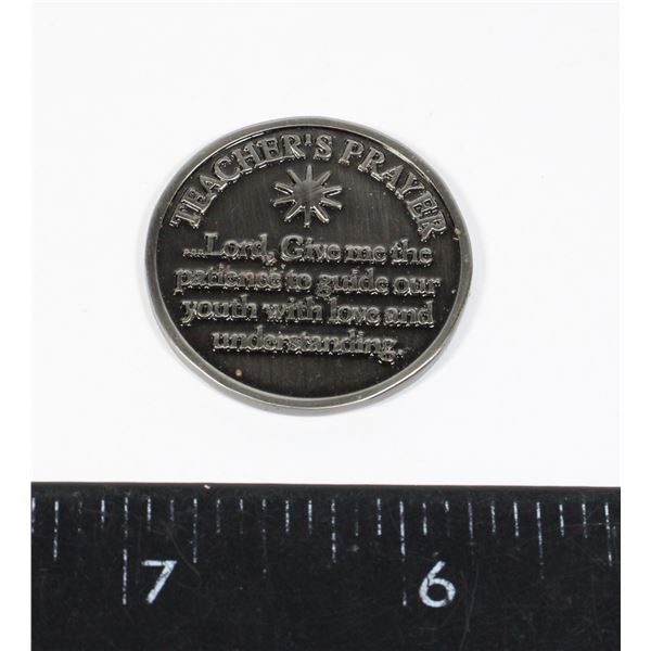 TEACHERS PRAYER TOKEN COIN