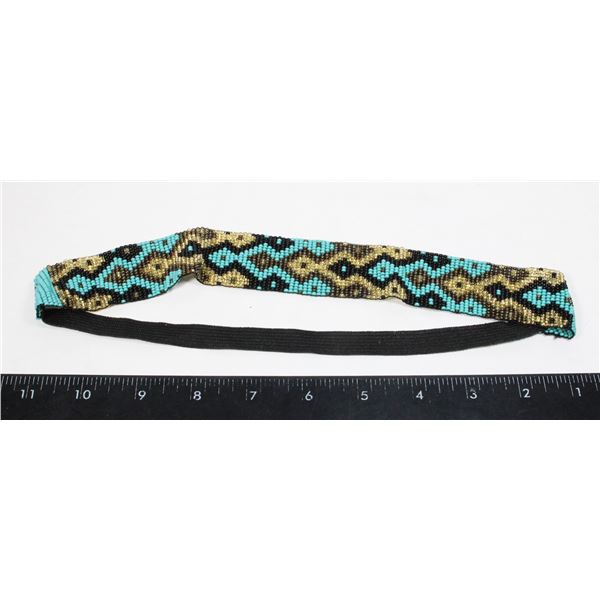 NATIVE BEADED HEAD/HAIR BAND