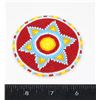 NATIVE BEADED MEDALLION PATCH