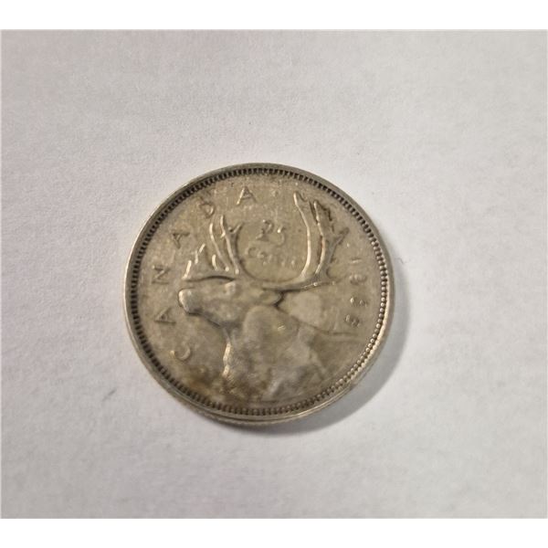 1963 SILVER, 11.3G 25CENTS