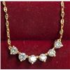Image 2 : 10K,2.52G NATURAL DIAMOND, 1CT, NECKLACE 20"