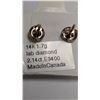 Image 3 : 14K, 1.7CT LAB DIAMOND, 2.14G EARRING