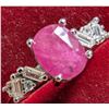 Image 3 : SILVER 2.21G,RUBY 1.5CT RING SIZE 8