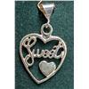 SILVER 1.3G HEART PENDANT