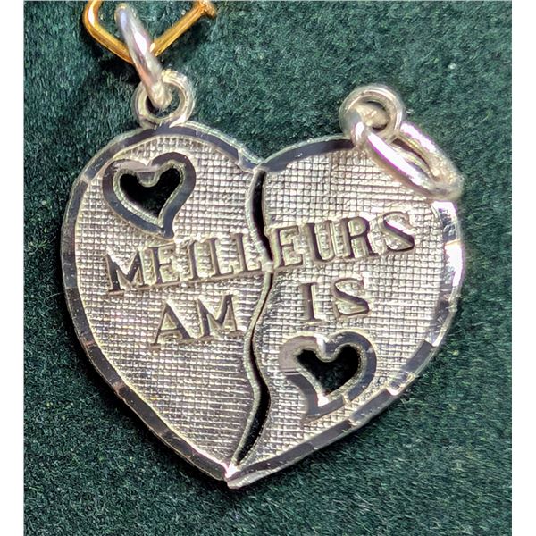 SILVER 1.2G HEART SHAPE PENDANT