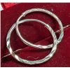 Image 2 : SILVER 1.1G HOOP EARRINGS