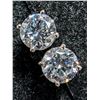 Image 3 : 14K 1.08G, 1.82CT LAB DIMOND EARRINGS