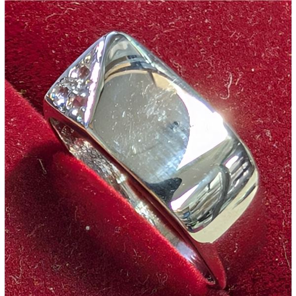 SILVER 1.9G CZ RING SIZE 5