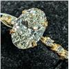 Image 3 : 10K YELLOW GOLD 1.19G LAB DIAMOND 1.2CT +0.06CT