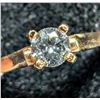 10K YELLOW GOLD 1.92G NATURAL DIAMOND 0.27CT RING