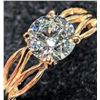 10K YELLOW GOLD 1.56G LAB DIAMOND 0.6CT RING