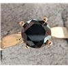 10K YELLOW GOLD 2.37G BLACK DIAMOND 1.03CT RING