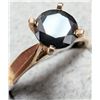 Image 4 : 10K YELLOW GOLD 2.37G BLACK DIAMOND 1.03CT RING