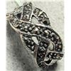 SILVER MARCASITE RING