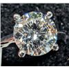 14K WHITE GOLD 1.8G LAB DIAMOND 1.3CT RING