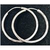 SILVER HOOP EARRINGS