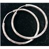 Image 2 : SILVER HOOP EARRINGS