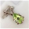 Image 2 : SILVER PERIDOT(0.6CT) PENDANT, MADE IN CANADA