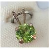 SILVER PERIDOT(0.58CT) PENDANT, MADE IN CANADA