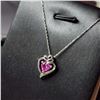 Image 2 : SILVER CUBIC ZIRCONIA NECKLACE