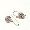 14K ROSE GOLD MOISSANITE(2.4CT) EARRINGS