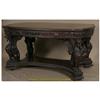 Image 1 : Attr R.J. Horner Winged Griffin Mahogany Library Table