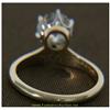 Image 11 : Ladies 14K Gold and Diamond Ring