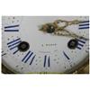 Image 10 : French Figural Cherub Silk Thread Mantle Clock