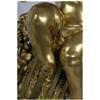 Image 16 : French Figural Cherub Silk Thread Mantle Clock