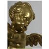 Image 19 : French Figural Cherub Silk Thread Mantle Clock