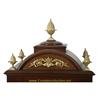 Image 5 : Mahogany 8 Bell Fusee Bracket Clock