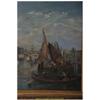 Image 3 : Alfred Pollentine O/C Venetian Harbor Scene (1836-1890)