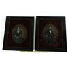 Image 2 : Pr of Oval German Porcelain Portrait Plaques