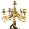 Image 13 : Pr. French Figural Bronze Candelabra