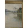 Image 4 : Attr. Alfred Sisley - Pond Scene on Canvas (1839-1899)