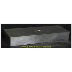 Signed Cartier Hand Made Sterling Desk Box