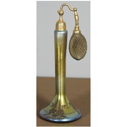 De Vilbiss Gold Iridescent Etched Atomizer