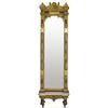 Image 1 : CARVED AND GESSO GILT MARBLETOP PIER MIRROR