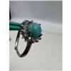 Image 1 : BRAND NEW  GENUINE AMAZONITE ADJUSTABLE RING