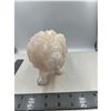 Image 3 : 10 INCH HAND CARVED PINK CALCITE LION