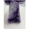 Image 6 : 5 X 2.9 INCH  AMETHYST ANGEL CARVING STATUE HANDMADE