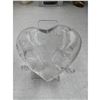 Image 1 : 1.8 INCH CLEAR QUARTZ HEART