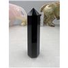 Image 1 : 3.1 INCH BLACK OBSIDIAN TOWER