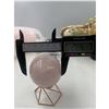 Image 5 : 2.2 INCH  57.9 MM  ROSE QUARTZ SPHERE