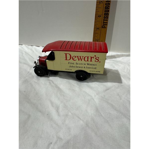 DWAR's fine scotch whiskey truck