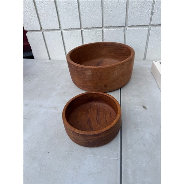 Teak bowls